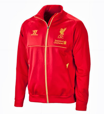 Jaket Grade Ori Liverpool Red Warrior Walkout 2013-2014