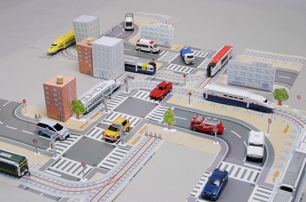 PAPERMAU: Mini City Playset Papercraft For Hot Wheels ...