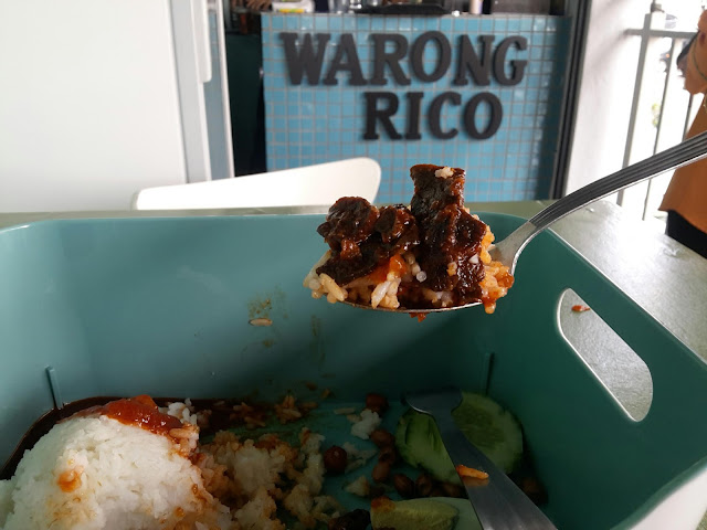 Makan Free Nasi Lemak di Warong Rico Bangi Sentral