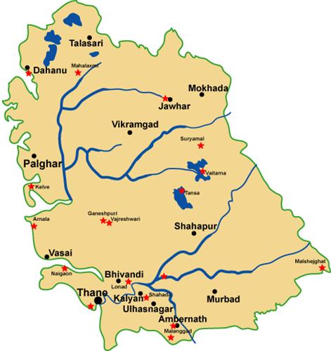 Thane District Map