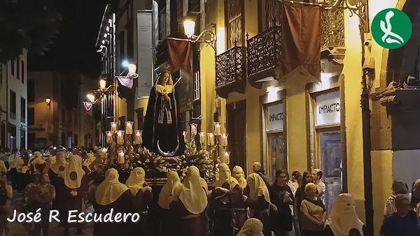 Procesión de Nuestra Señora de los Dolores 2023 en Santa Cruz de La Palma