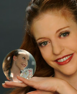 Yup, that's me with my playing cards and my crystal ball