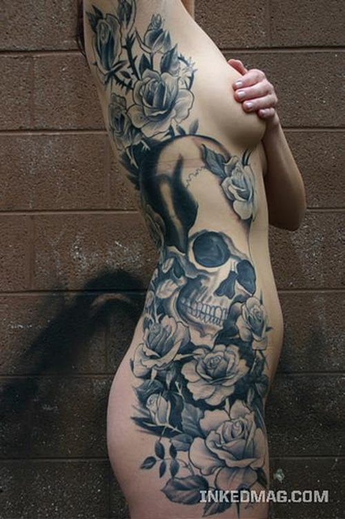 full body tattoo Skull n Roses full body tattoo Skull n Roses at 101 PM