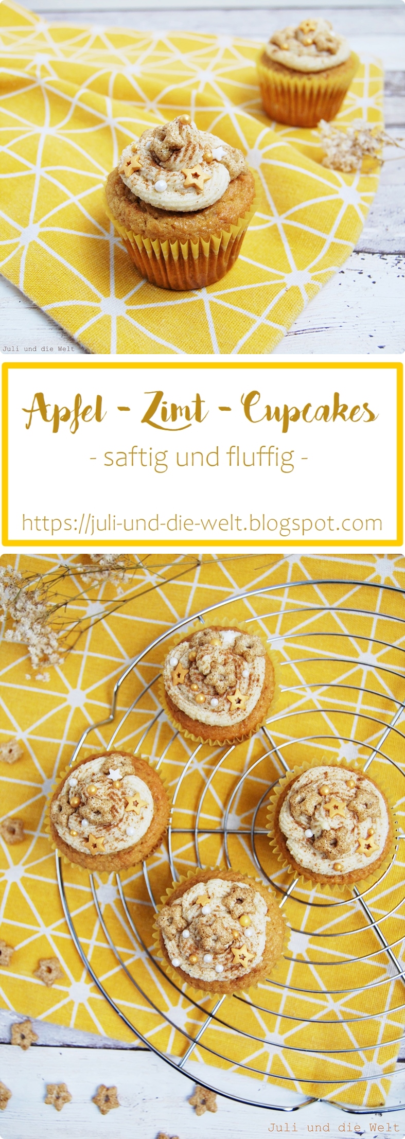 Apfel-Zimt-Cupcakes