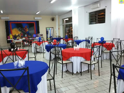 buffet-infantil-dinos-park-bauru-decoração-homem-aranha-provençal