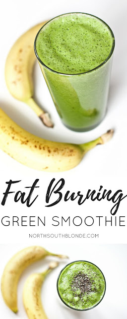 Fat Burning Green Smoothie (Gluten-free, Vegan, Paleo)