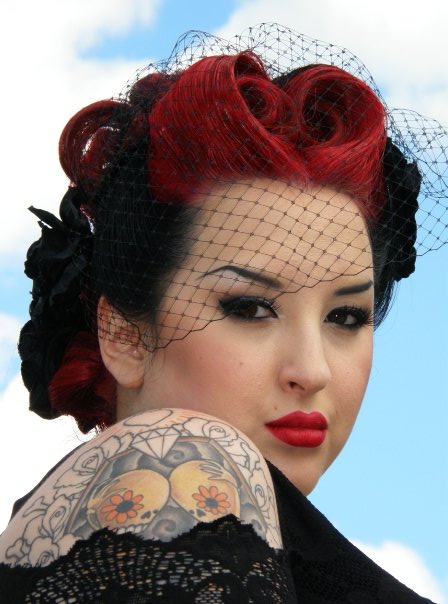pin up hairstyles. Pinup Hairstyle .