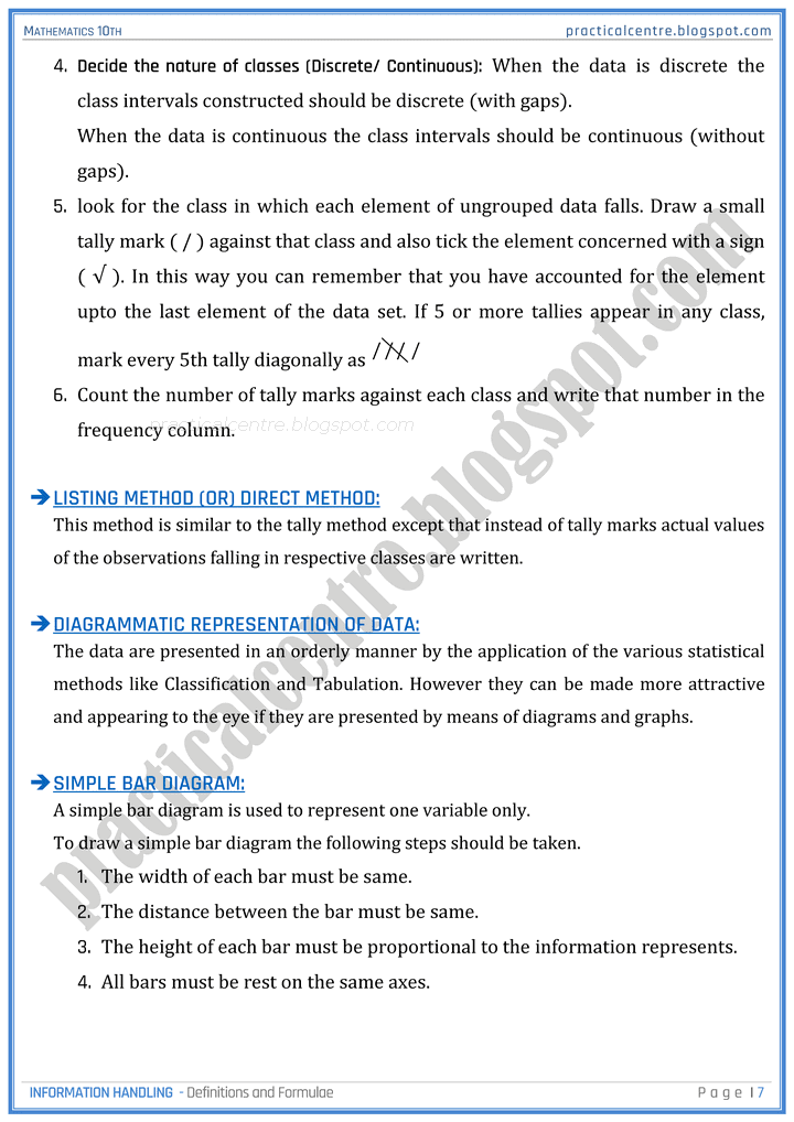 information-handling-definitions-and-formulas-mathematics-10th