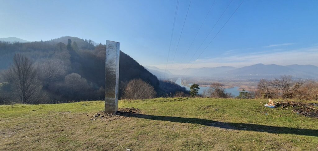 Mysterious Monolith in Romania