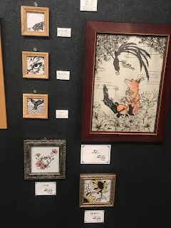 濃黒切り絵展展示風景