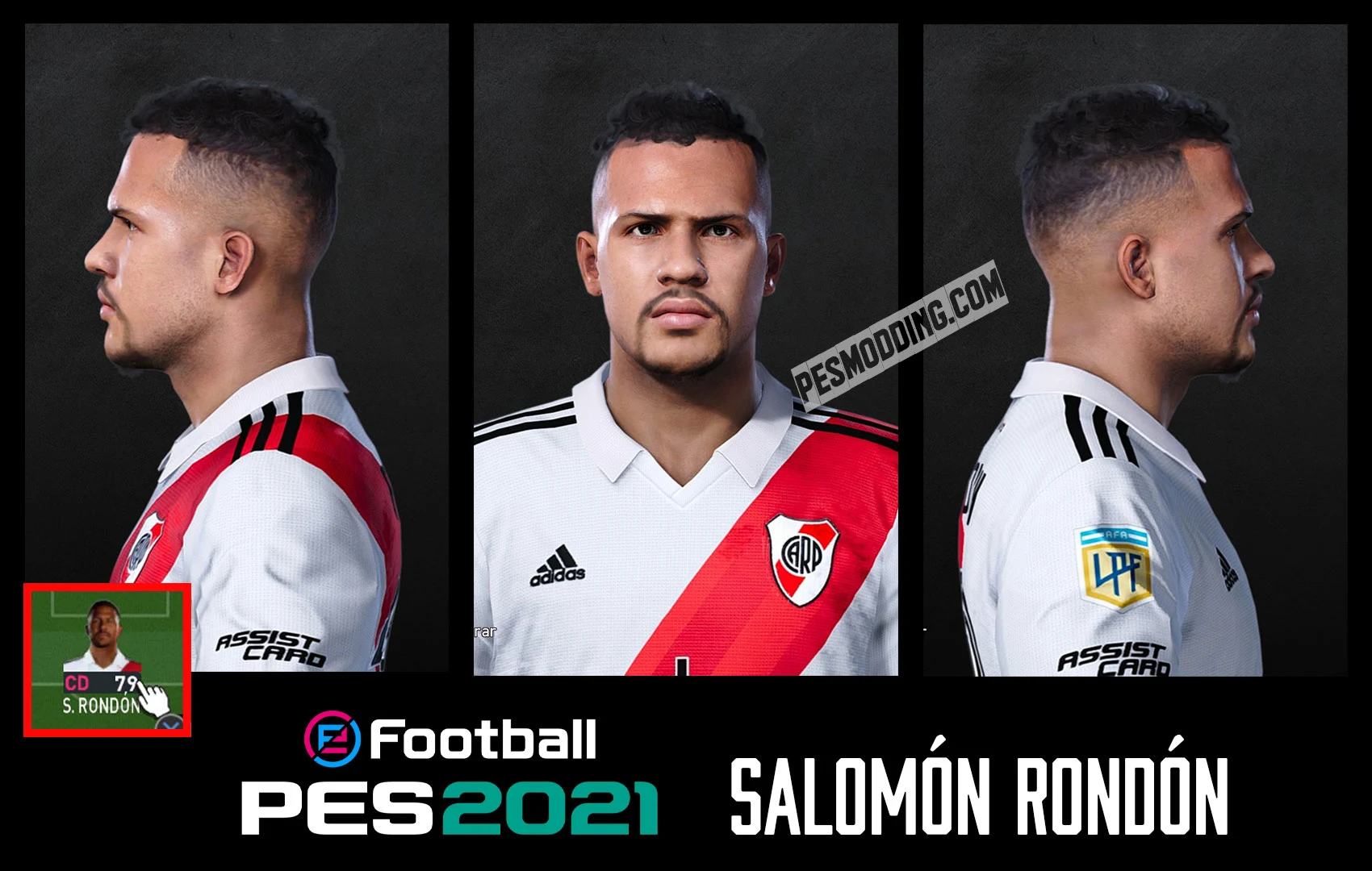 PES 2021 Salomón Rondón Face + Miniface