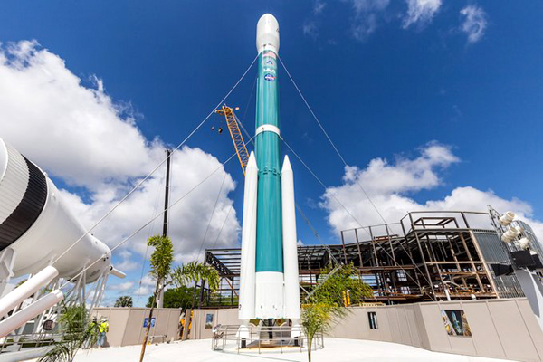 A retired Delta 2 launch vehicle is now on display in the Rocket Garden at the Kennedy Space Center Visitor Complex in Florida...as of March 23, 2021.