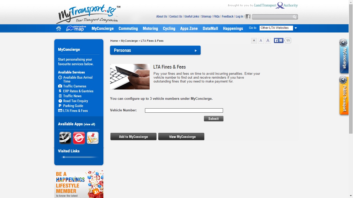 &amp; Singapore Car Plate Number: How To Check Singapore Traffic Summon ...
