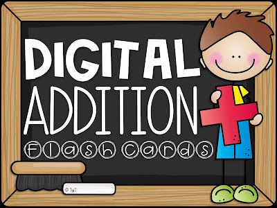 Digital Addition Flash Cards