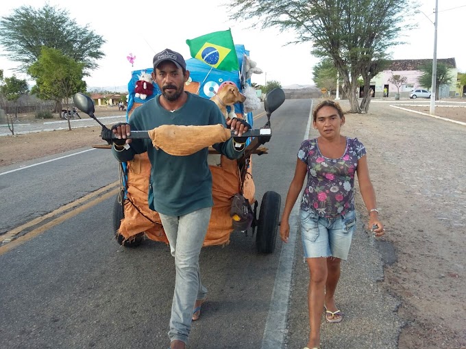 Moradores de rua viajam a pé durante 3 anos de São Paulo ao Ceará