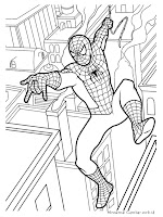 Mewarnai Gambar Spiderman  Mewarnai Gambar