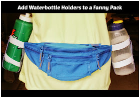 how to add water bottle holders to a fanny pack