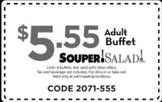 souper salad coupons