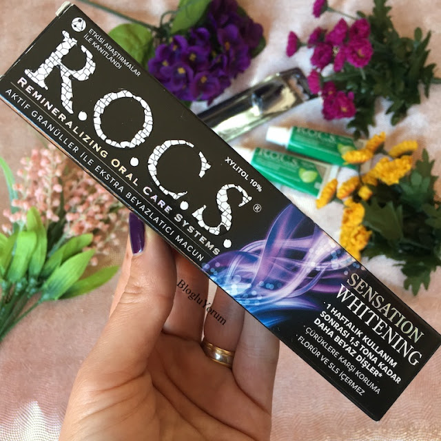 rocs sensation whitening beyazlatıcı diş macunu incelemesi