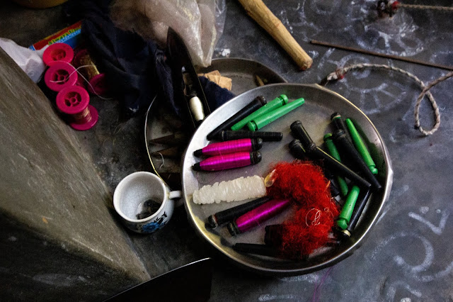 Murshidabad Silk Thread ready for weaving