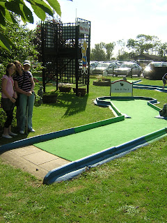 Crazy Golf at Stonham Barns in Suffolk