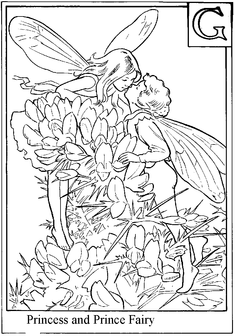 Disney Princess Fairy Coloring Pages To Kids