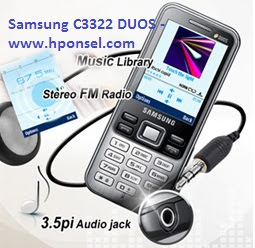 Harga Samsung C3322 DUOS