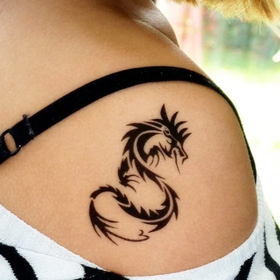 Ho*t Dragon Tattoos For Girls Pop Tattoo ,Tattoos Dragon Arms