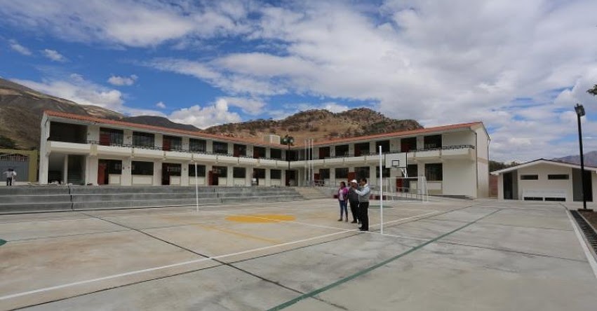 Inaugurarán un colegio y dos escuelas para Cajabamba, en la región Cajamarca