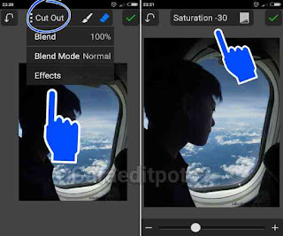 Cara edit foto terbaru naik pesawat