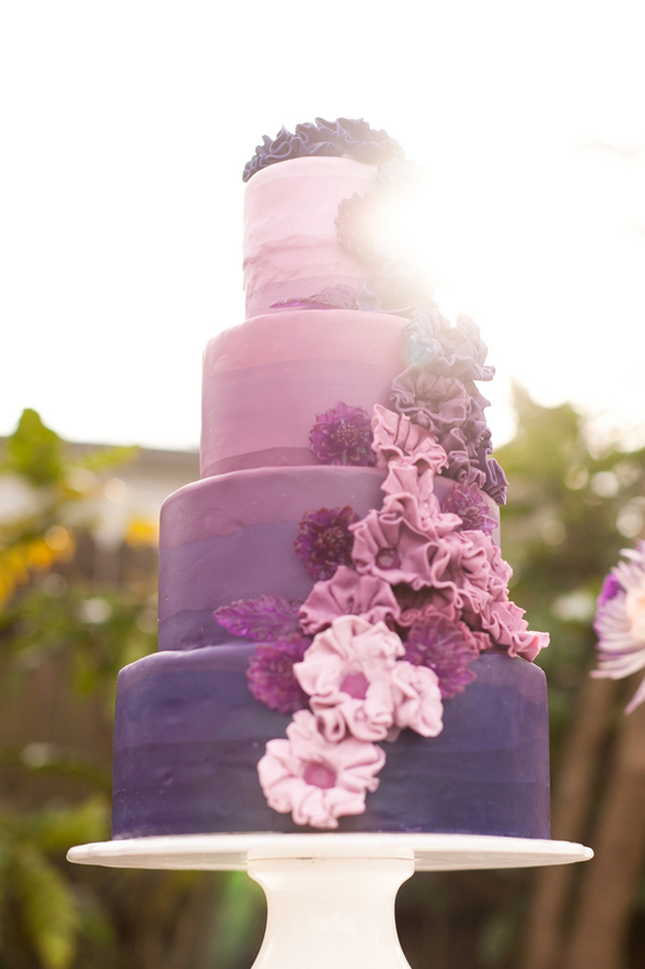 15 Fabulous Ombre Wedding Cakes