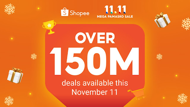 Shopee’s 11.11 Mega Pamasko Sale as over 150M deals