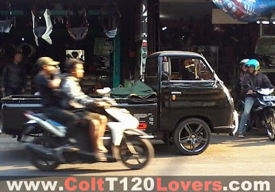 Modifikasi Mitsubishi Colt T Bagong 73 Velg 19 Inci 