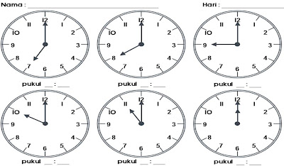 Prasekolah SK Ulu Kakus: Lembaran Kerja Mengenal Masa
