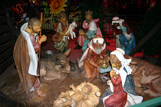 The Nativity scene at the Shopping Centre