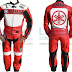 Yamaha Motorbike Leather Suit Red / White