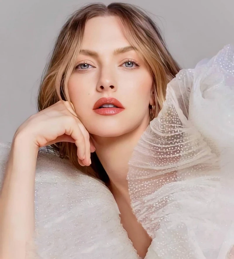 Amanda Seyfried stars in Lancome L’Absolu Rouge 2021 campaign.