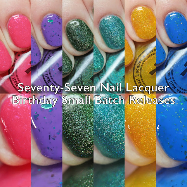 Seventy-Seven Nail Lacquer Birthday Small Batch Releases