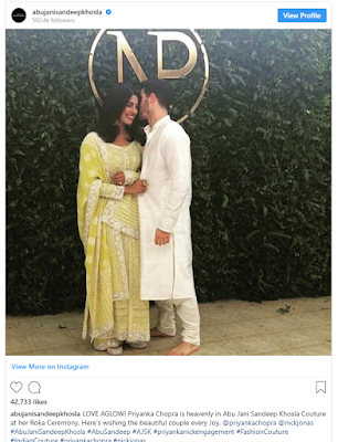 Nick Jonas and Priyanka Chopra Engagement Fashion Styles @Fashionolic