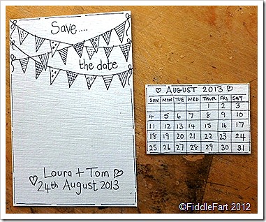 Calendar Save The Date.