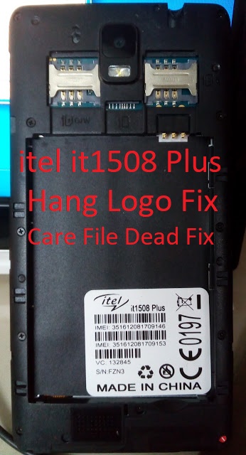 itel it1508 Plus Hang Logo Fix Firmware
