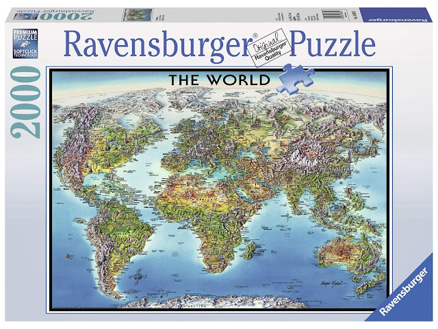 world map jigsaw puzzle for adults