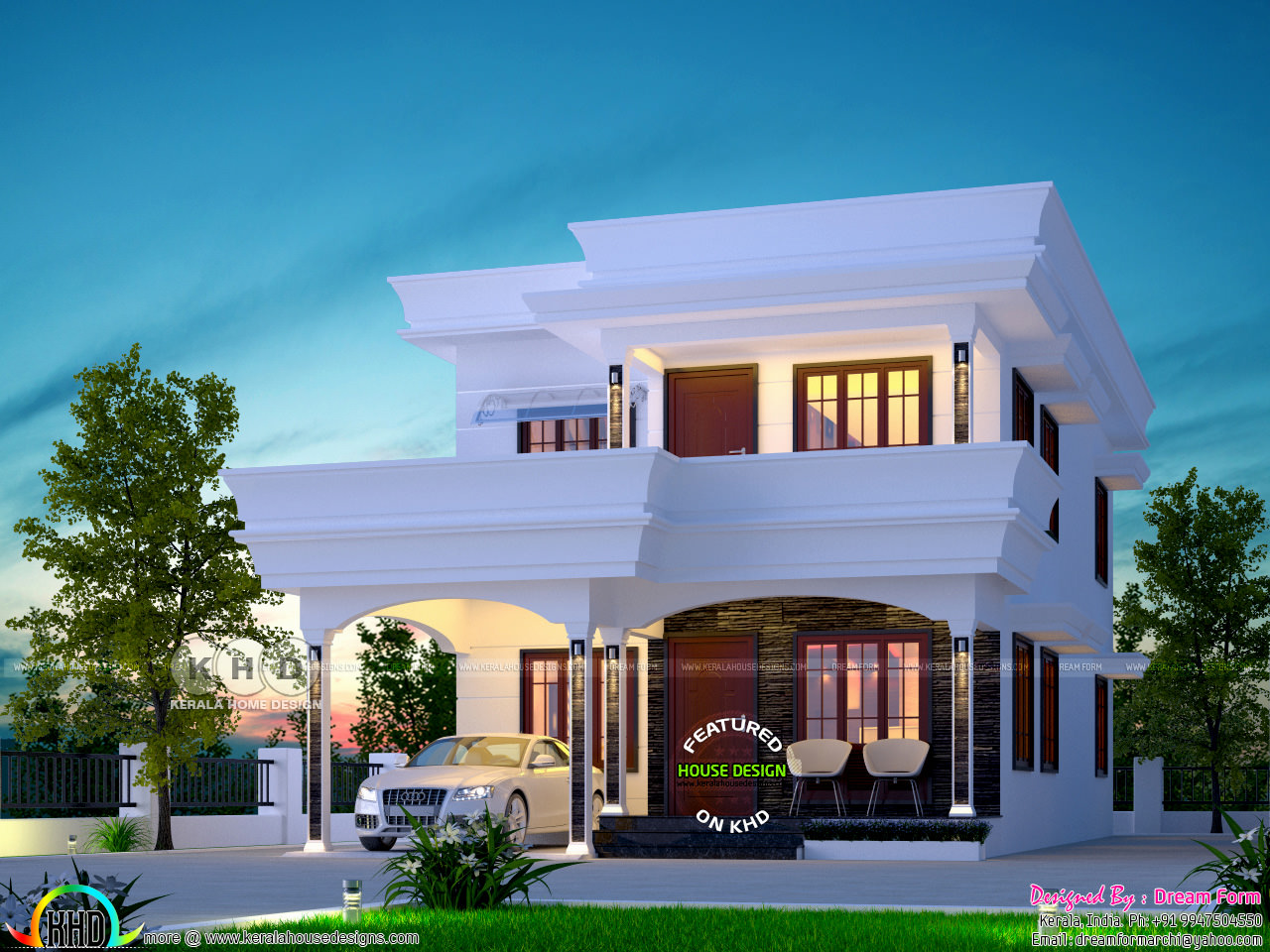 Grand 4  bedroom  house  in 5  cents  of land Kerala home  