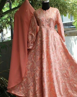 Baju pengantin syari putih