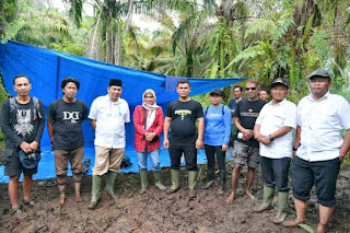 Tinjau Situs Purbakala Bongal di Desa Jago Jago Kecamatan Badiri, Pj Bupati Tapteng Motivasi Para Peneliti