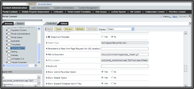 How to Create a KM Document Iview in SAP EP onlysapep.blogspot.in only sap ep  blogspot 