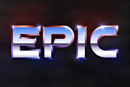 Recreate the Epic 80′s Metal Text Effect in Photoshop