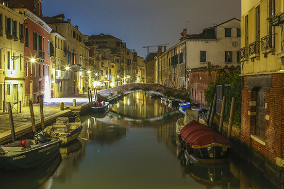 Venice at night