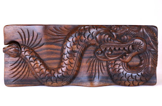  Hand-carved Dragon Puzzle Box