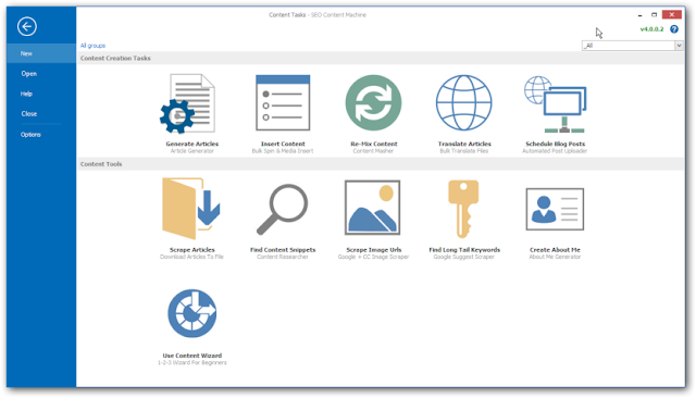Sowftware Riset Keyword  SEO Content Machine Versi 4.1 dari Berga Download Free